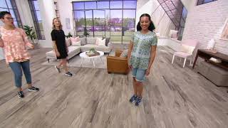 Skechers DLites Bungee Mules  Set in Stone on QVC [upl. by Yzzo]