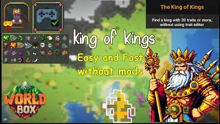 WorldBox King of Kings Get Achievement Quick and Easy No mods [upl. by Mauricio]