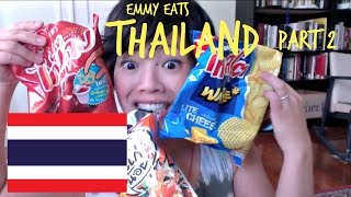 Emmy Eats Thailand part 2  tasting more Thai treats [upl. by Lyckman]