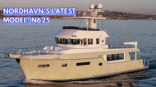 34M NEW MODEL Nordhavn 625 Liveaboard Trawler Yacht [upl. by Richer]