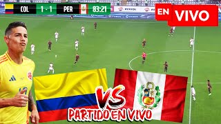 🔴 Colombia VS Peru EN VIVO 🔴 ELIMINATORIAS [upl. by Adiuqram]