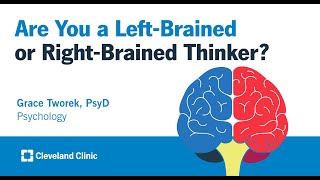 Are You a LeftBrained or RightBrained Thinker  Grace Tworek PsyD [upl. by Marva17]