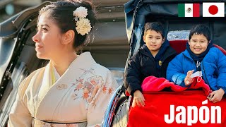 Viajando por japón Mis hijos Mexicano Japoneses reaccionan a mi kimono Gran buda y HOTEL de lujo [upl. by Kiley470]