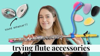 trying flute accessories and gadgets  sound enhancers pneumo pro amp more [upl. by Sampson685]