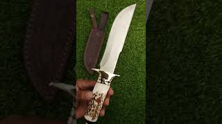 Beautiful Bowie knife with stag handle amazing product [upl. by Brien]