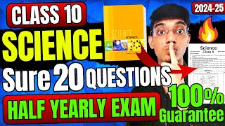 Science Half Yearly KHATAM in 1 Video🔥 Class 10 [upl. by Undine]