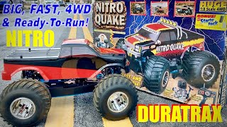 Duratrax Nitro Quake  Vintage Big Block Truck  Lets Go Buy It  Review at the Jersey Shore [upl. by Haizek]