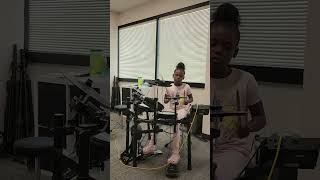 Kirk Franklin Love Theory drum cover practice [upl. by Ahsemac]