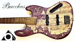 塗装が剥がされたベースをリフィニッシュして復元しました。Electric bass with stripped paint was refinished and restored [upl. by Henig711]