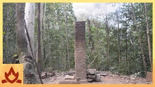 Primitive Technology Pit and chimney furnace [upl. by Ysset104]