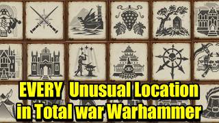 Every Unusual Location amp Special EventsItems From it in Total war Warhammer3 [upl. by Hoebart]