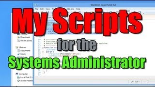 My PowerShell Scripts  Systems Administration powershell script sysadmin [upl. by Yrrol180]