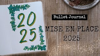 BULLET JOURNAL  SET UP 2025 [upl. by Yllil]