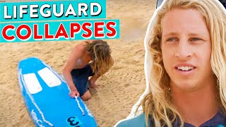 Lifeguard On The Verge Of Collapsing After Rescue  10 Minute Episode [upl. by Nodnorb]