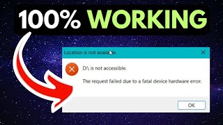 How to Fix The Request Failed Due To A Fatal Device Hardware Error [upl. by Bili]