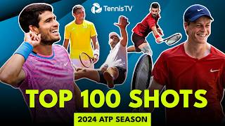 TOP 100 SHOTS 2024 ATP TENNIS SEASON 🤯 [upl. by Eads]