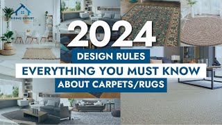 Design Rules Guide 2024  Everything You Must Know About CarpetsRugs  Fixing Expert [upl. by Aushoj254]