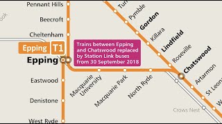 History  EppingChatswood Rail Link Sydney Trains [upl. by Leontyne]