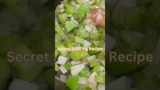 Secret Thanksgiving Stuffing Recipe Cooking from Scratch shorts [upl. by Arahd344]