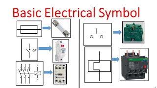 Electrical symbol with picture  Basic electrical symbol [upl. by Asirem497]