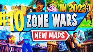 TOP 10 Best ZONE WARS Maps In 2023  Fortnite Zone Wars Map CODES 2023 [upl. by Claudianus609]