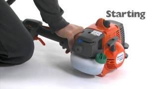 How to Start a Husqvarna String Trimmer [upl. by Netta]