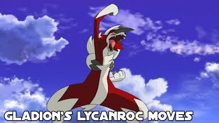 Gladions lycanroc moves [upl. by Neehsuan]