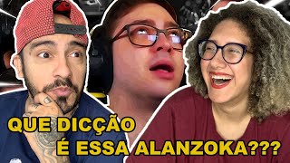 CASAL REAGE A FANTÁSTICA E PERFEITA DICÇÃO DO ALANZOKA  REACT  REAÇÃO [upl. by Anrak192]