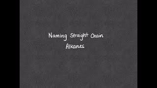 Naming Branched Alkanes [upl. by Chantal]