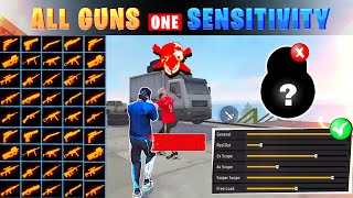 All Guns One sensitivity 🔥  Free fire headshot setting in tamil  One tap sensitivity ✅ [upl. by Mariya]