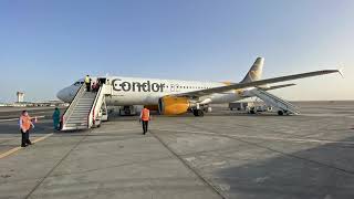 Ankunft in Hurghada • Condor DE 30 DAICA A320  Ägypten  Urlaub  Trip Report [upl. by Shiff420]