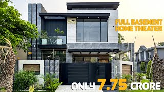 10 Marla Modern Design Full Basement with Home Theater House for sale in DHA Phase 3 [upl. by Neema]