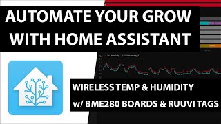 Automate Your Grow with Home Assistant 5 Wireless Temp amp Humidity w BME280 Boards amp Ruuvi Tags [upl. by Armand778]