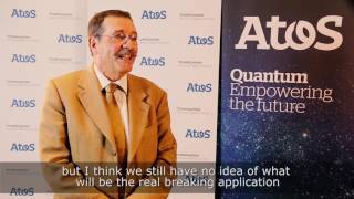 Interview  Alain Aspect at the launch of quotAtos Quantumquot [upl. by Gathers]