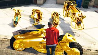 ROBANDO TODAS las SUPER MOTOS de GTA 5 [upl. by Orin]