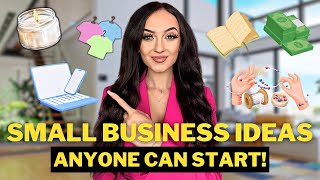 17 Small Business Ideas YOU Can Start Under 100  Products to Start Selling Online [upl. by Imena]