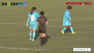 INDIA VS NEPAL  SAFF U16 Women’s Championship 2024 NEPAL [upl. by Williams577]