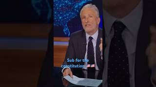 Jon Stewart roasts trump america funny fyp [upl. by Ellerahs]