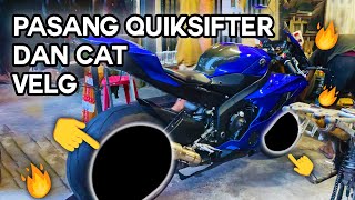 PASANG QUICKSHIFTER DI R6 [upl. by Mommy]