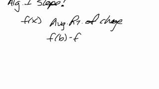 Calc AB amp Calc BC  Average Rate of Change vs Average Value [upl. by Lyrrehs]