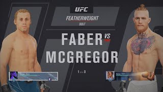 UFC 4  Conor Mcgregor vs Urijah Faber full fight  no commentary [upl. by Lavinie]