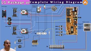 Complete wiring diagram of LG Package ac  EP02  Teacheverythings [upl. by Baird]