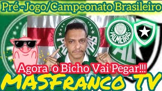 quotAgora o Bicho Vai PegarquotPré Jogo Palmeiras X Botafogo Campeonato Brasileiro 2024 💪🐷😎👈 [upl. by Rotkiv]