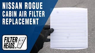 How to Replace Cabin Air Filter 2023 Nissan Rogue AQ1290 [upl. by Kurt]