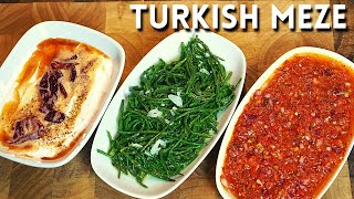 Easy and Quick Turkish Meze Recipes  Turkish Tapas [upl. by Styles65]