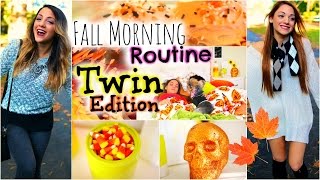 Niki and Gabis Fall morning routine 2014  Twin Edition [upl. by Harriot]