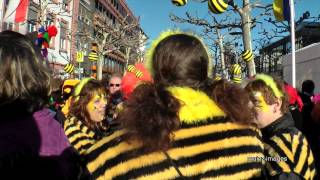 Mainz Weiberfastnacht 2013 auf dem Schillerplatz 1080p [upl. by Elleda]