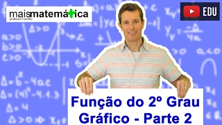 Função do Segundo Grau Função Quadrática Gráfico Parábola Aula 6 de 9 [upl. by Budge1]