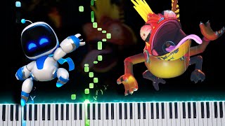 Astro Bot  Boss Theme Piano Tutorial [upl. by Ave]