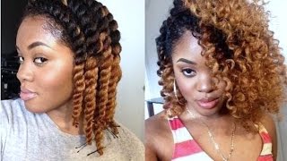 Natural Hair  DEFINED Chunky Flat Twist Out  Samirah Gilli [upl. by Kalindi263]